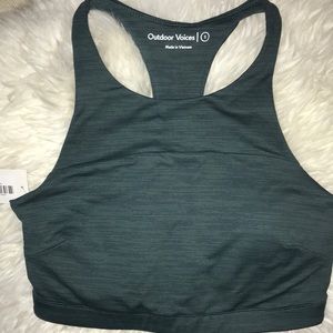 Evergreen techsweat crop top
